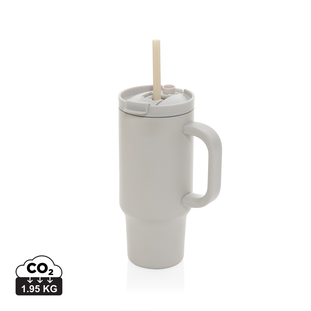 Mug inox recyclé RCS personnalisable 480ml étanche Cruiser warm brown